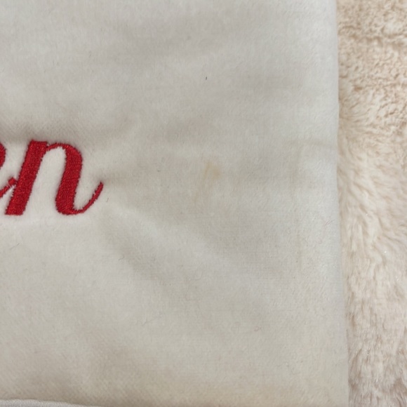 Pottery Barn Classic Velvet Large Stocking personalized with “Lauren” - Picture 5 of 7